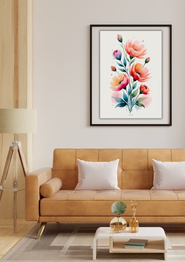 Collection Posters harmonie Florale par Danabelle B.