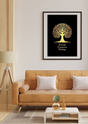Collection Posters symboles dorés par Danielle B.