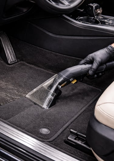 Nettoyage en profondeur de l'intérieur du véhicule