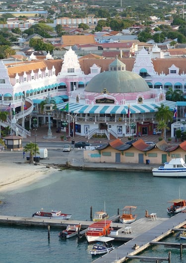 Oranjestad Aruba Downtown