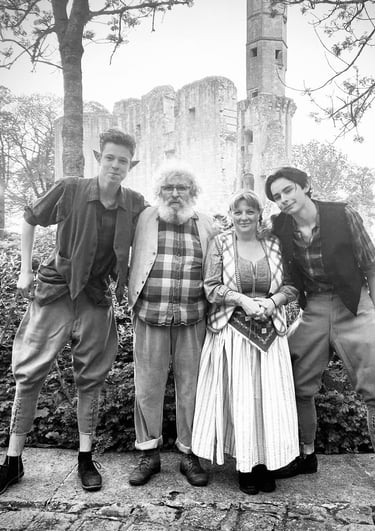 Esteban Descamps, Jean-Pierre Lefebvre, Angélique Longuepée et Mika Cauvin