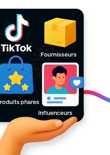 schéma de l'univers TikTok Shop chez TikSell agency