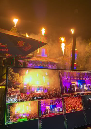 Videoproduktion bei Festival