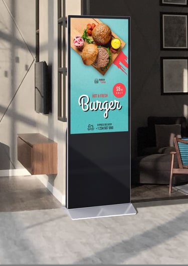  Android Freestanding Advertising Kiosks