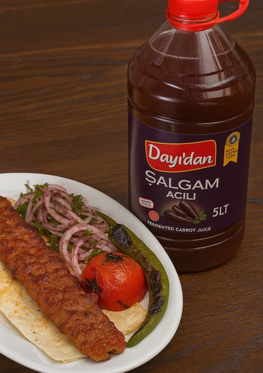Kebap ve geleneksel yemeklerin tamamlayıcısı olan Dayı’dan şalgam suyu, %100 doğal içerikle, hijyeni