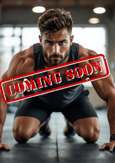 A bodybuilder in the table top position