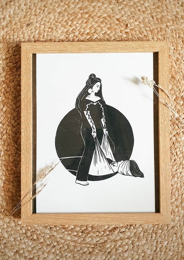 Affiche Illustration Soin Rebozo