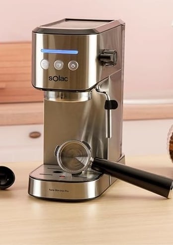 cafetera automática solac cafetera solac taste slim pro inox