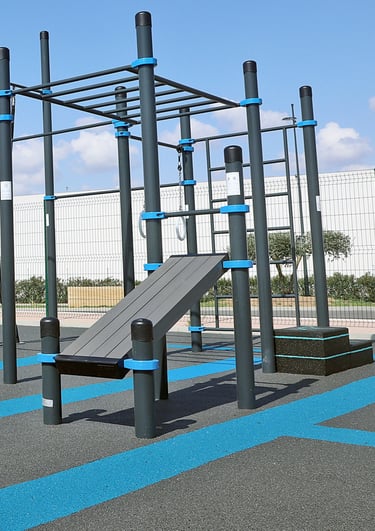Parc de Street Workout Kenguru Pro avec équipements multifonctions en extérieur