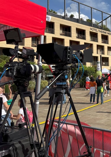 Kamerasetup bei Konzert