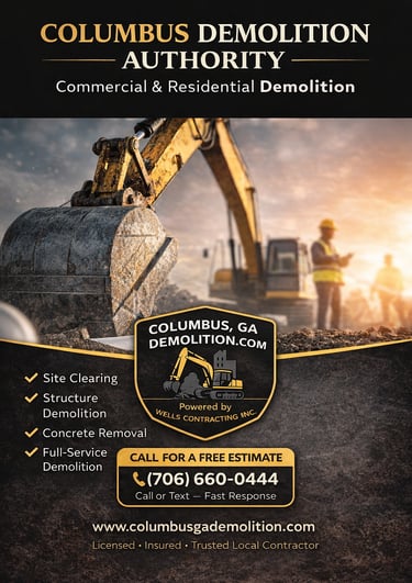 Columbus, Georgia Demolition Authority in Columbus, GA