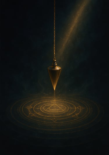 a pendulum wheel with a pendulum wheel on a dark background