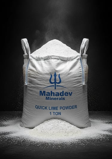 crushed lime powder 
