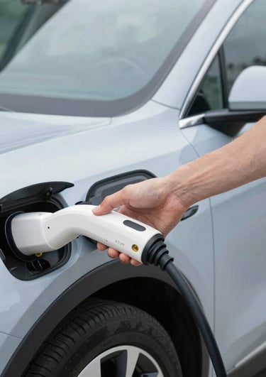 black usb cable plugged in white electric socket