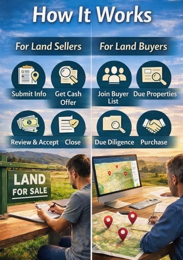 How to buy land - How to sell land