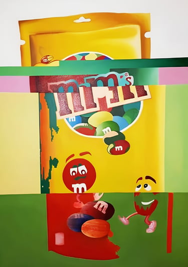 Tablou pop-art Sugar Experiment.