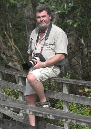 Paul APPS on holiday in a swamp inn Floirida