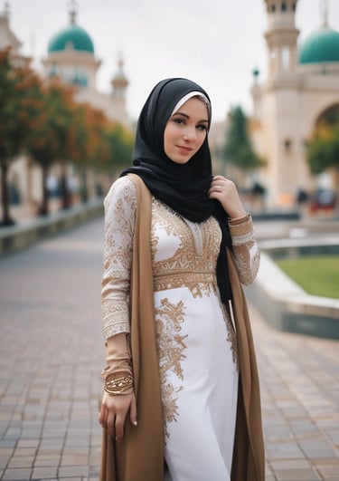 A vibrant display of traditional and modern handmade clothing pieces.