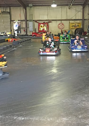 indoor go kart race