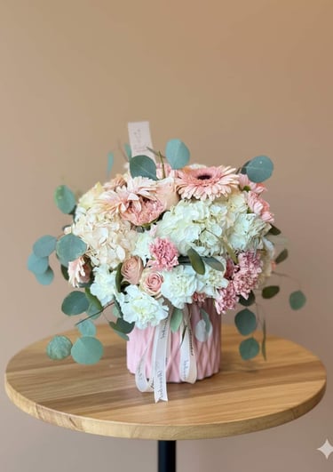 base con flores bonitas