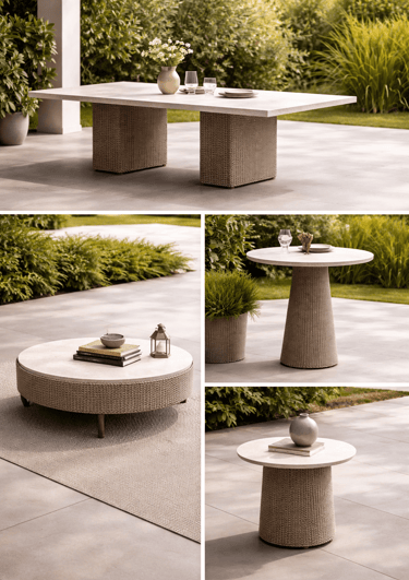 Mesas e apoio: mesas, mesa de centro, mesa lateral, mesa bistrô, aparadores. móveis sofisticados 