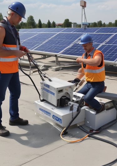 a man riding a skateboard down the side of a ramp