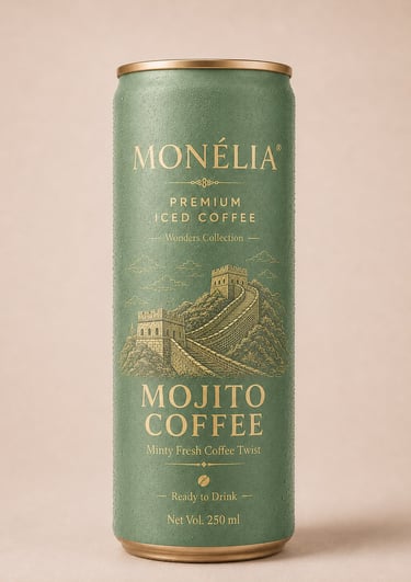 MONÉLIA Black Latte Caramel Mocha Coffee Mojito Iced Coffee cans