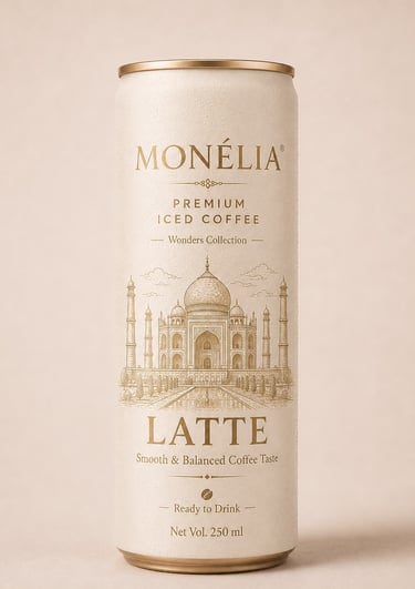 MONÉLIA Premium Iced Coffee ready-to-drink collection