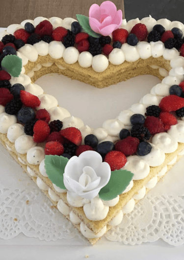 number cake lille coeur