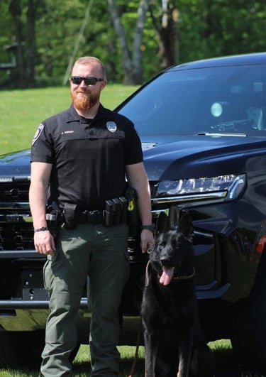 Sgt Jacob Kearsey and OPK9 Hado, Cave City PD KY