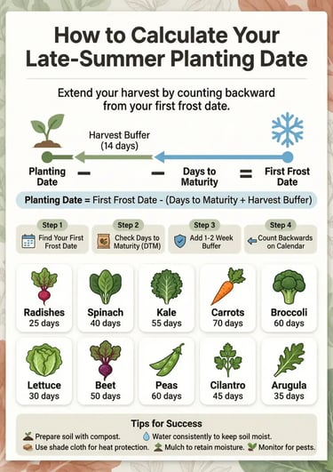 What Veggies to Plant in Late Summer for Fall Harvest