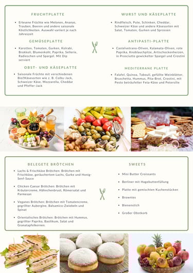 catering menü