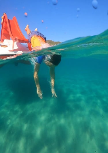 Du pedalo à lozari, corse
