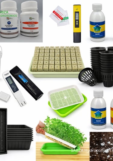 Hydroponic nutrients and accessories