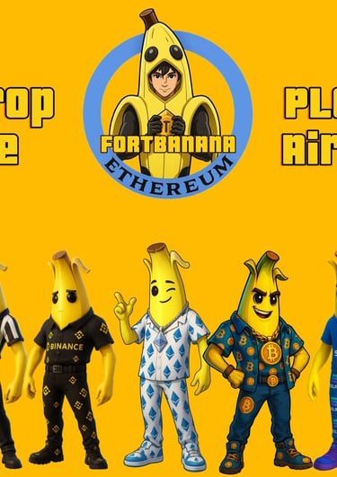 a group of bananas and other characters in a row of bananas