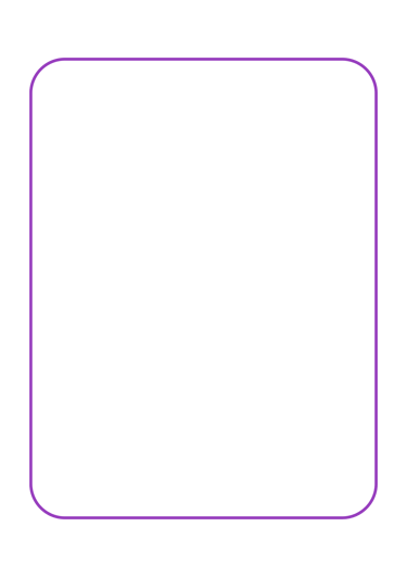 cadre blanc avec bordure violet