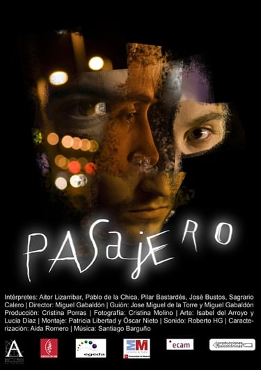 Pasajero. Cartel de cine.