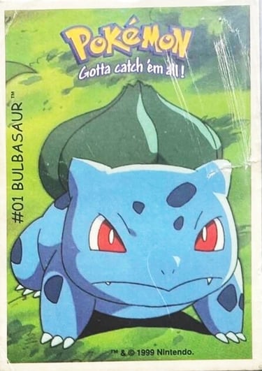 Bulbasaur Dunkin Boomer 1999