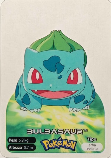 1 Bulbasaur lamincards spécial édition