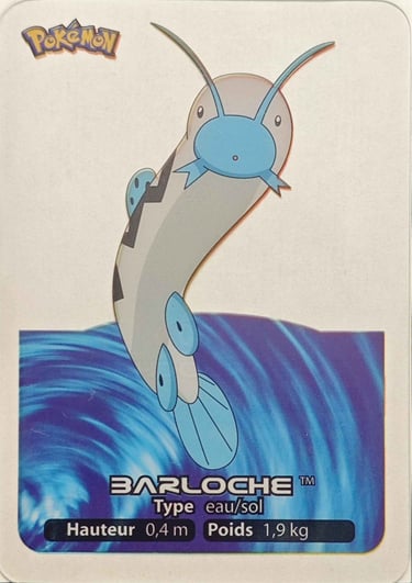 100 Barloche Lamincards Pokémon série 3