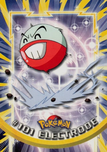 101 Electrode Topps Pokémon series 2 US