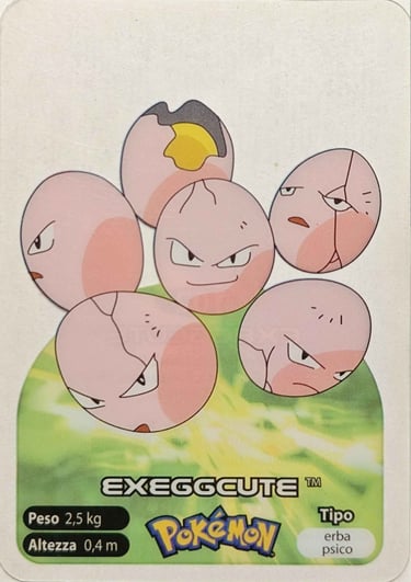 102 Exeggcute lamincards spécial édition