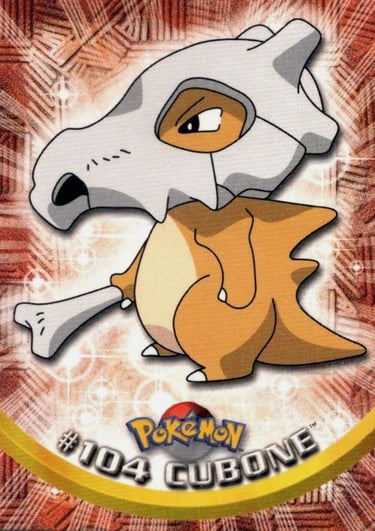 104 Cubone Topps Pokémon series 2 US