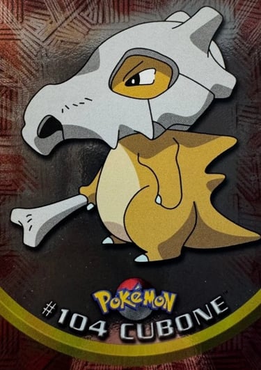 104 Cubone Topps Pokémon series 2 US silver foil