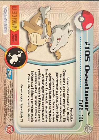 Ossatueur topps série 2