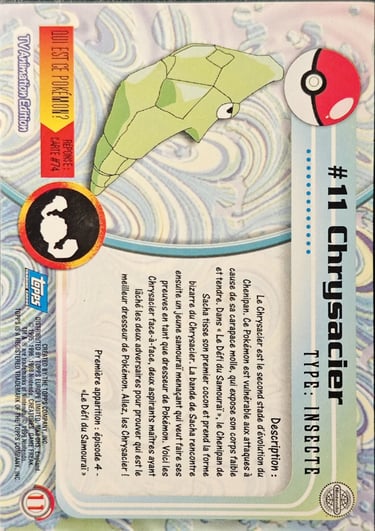 Chrysacier topps serie 1
