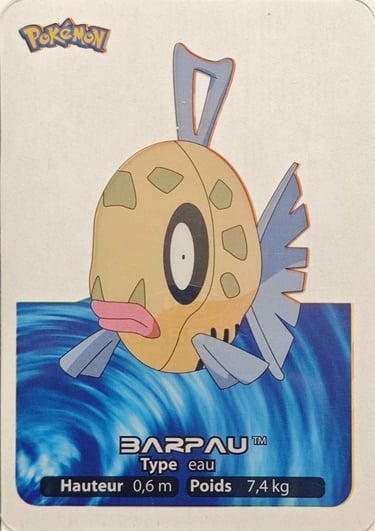 110 Barpau Lamincards Pokémon série 3