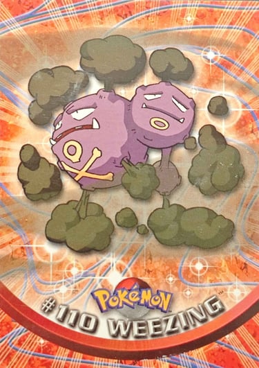 110 Weezing Topps Pokémon series 2 US