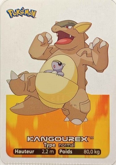 115 Kangourex Lamincards Pokémon série 1