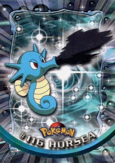 116 Horsea Topps Pokémon series 2 US